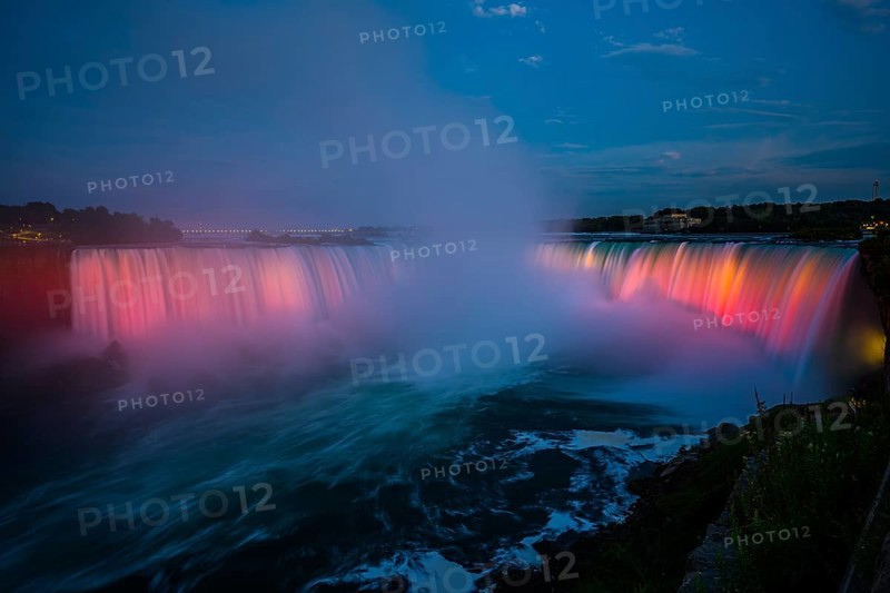 Canadian side view of Niagara Falls