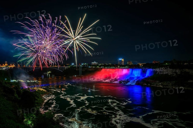 Canadian side view of Niagara Falls