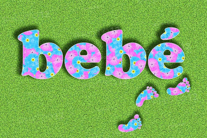 The Spanish and Portuguese word Bebe for baby