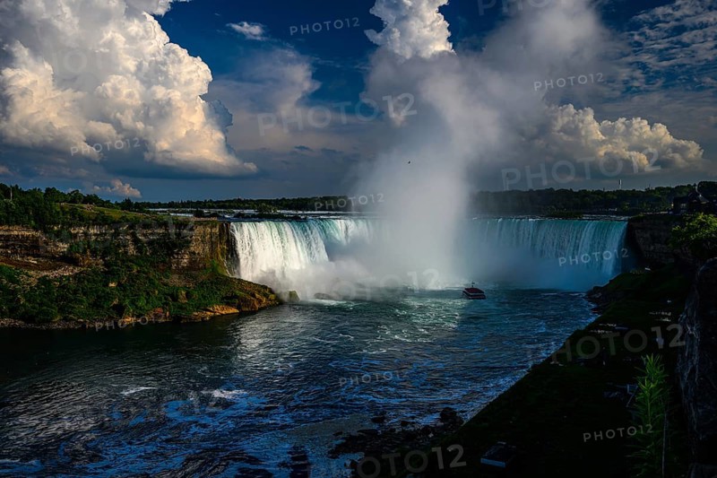 Canadian side view of Niagara Falls