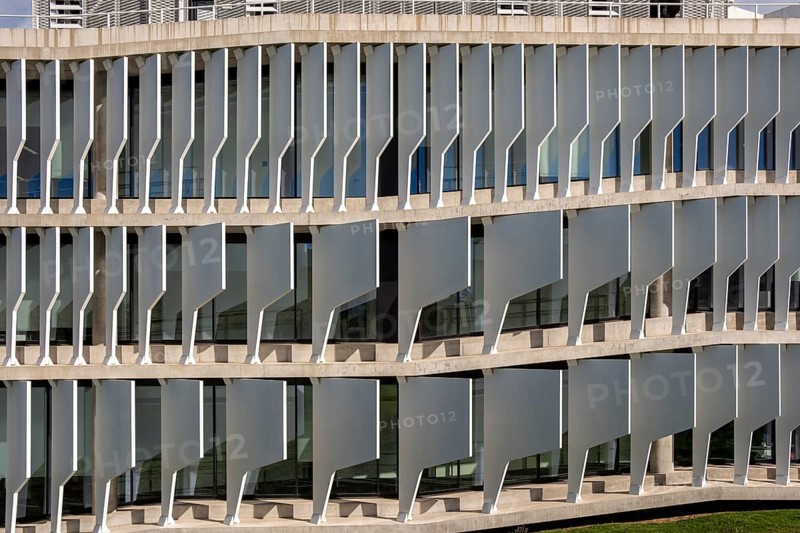The BBVA headquarters in Madrid in Spain