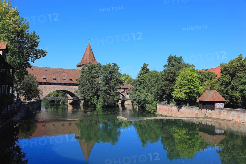 In the historic centre of Nuremberg