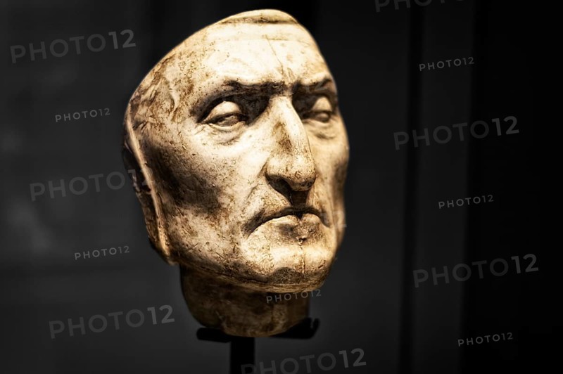 Mask of the death of the world famous Dante Alighieri.