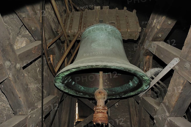 The medieval bronze alarm bell Roland