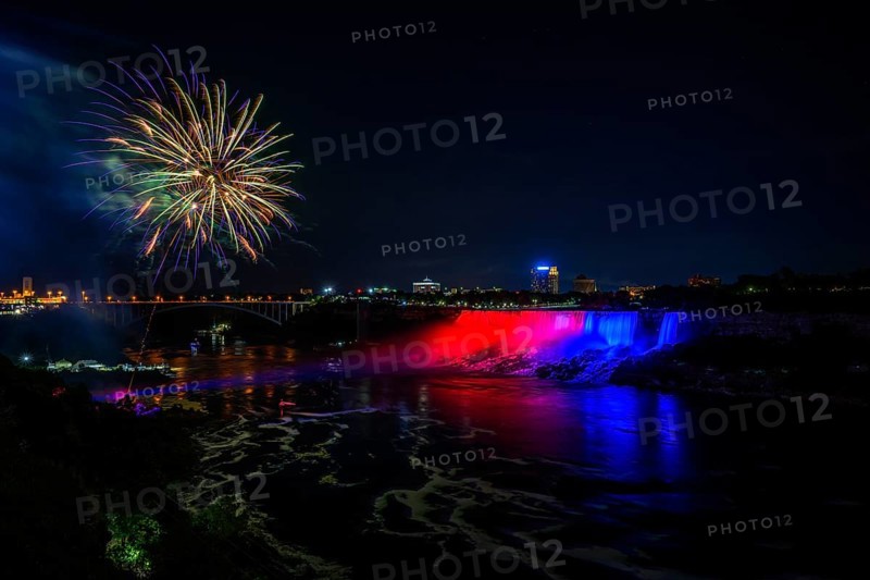Canadian side view of Niagara Falls