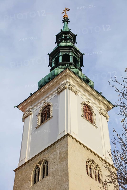 Church tower of the parish church of St. Veit or Wachau Cathedral