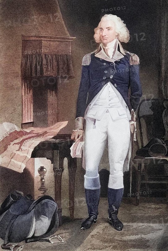Philip John Schuyler (born 20 November 1733 in Albany, Province of New York, died 18 November 1804) was an officer and politician of Dutch descent, after a painting by Alonzo Chappel (1828-1878), Historical, digitally restored reproduction from a 19th century original