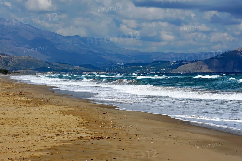 Sandy beach beach Pachia Ammo, Falassarna, Crete, Greece, Europe