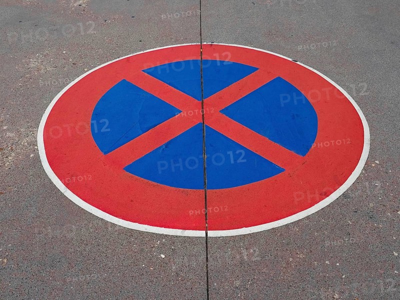 No parking and no stopping sign