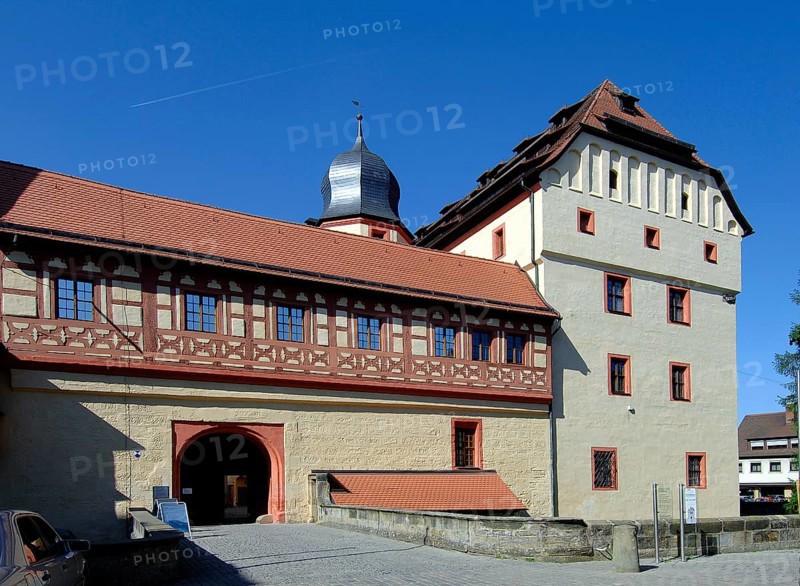 Imperial palace, prince-bishop's castle from the 14th century, Forchheim, Upper Franconia, Bavaria, Germany, Europe