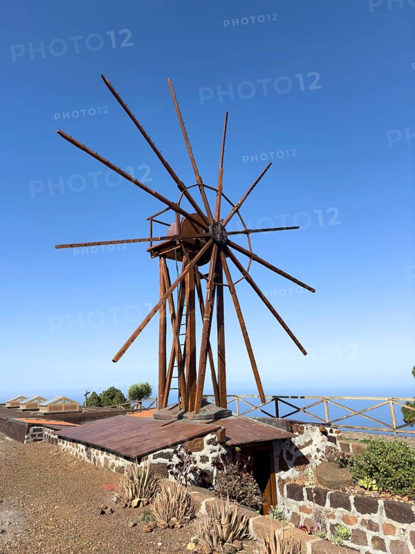 Gofio museum and mill, Las Tricias, La Palma, Canary Islands, Spain, Europe