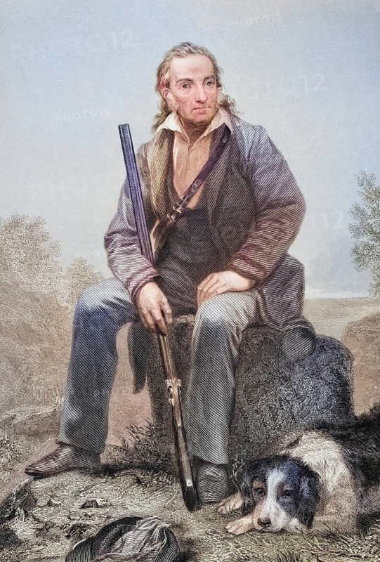 John James Audubon, full name John James La Forest Audubon, (born 26 April 1785 in Les Cayes, Haiti, died 27 January 1851 in New York) was an American ornithologist and draughtsman, after a painting by Alonzo Chappel (1828-1878), Historic, digitally restored reproduction from a 19th century original, Central America
