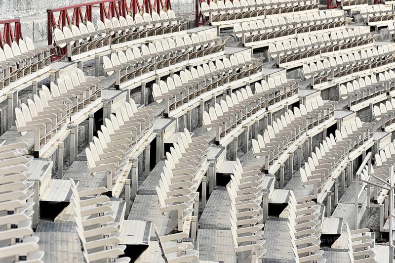 Seating in the Arena di Verona, Verona, Veneto, Italy, Europe