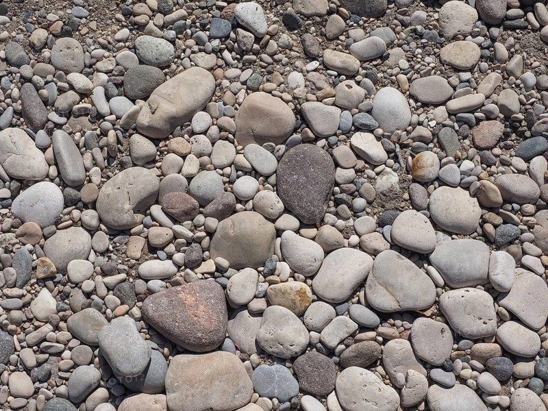 Grey cobble texture background