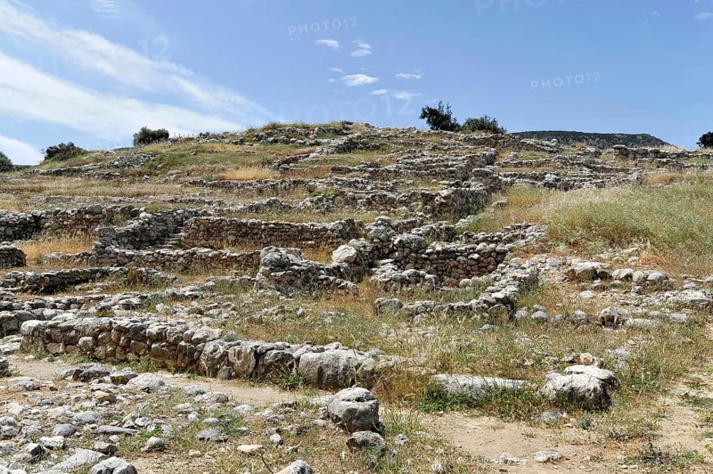 Gournia, Minoan archaeological site, Crete, Greece, Europe