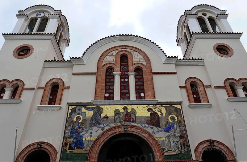 Hagia Trias Church in Agios Nikolaos (Aghios Nikolaos), Crete, Greece, Europe