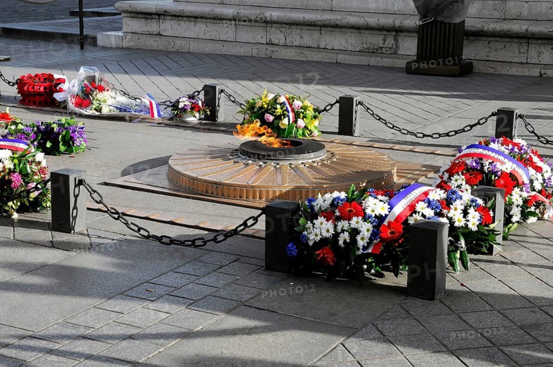 Flame of Remembrance, Arc de Triomphe, Arc de Triomphe, Paris, France, Europe
