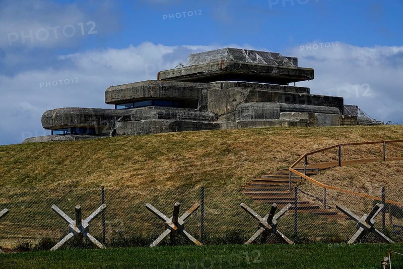 Musee Memoires 39-45, World War II bunker near the Pointe Saint-Mathieu, Plougonvelin, Finistere department, Brittany region, France, Europe