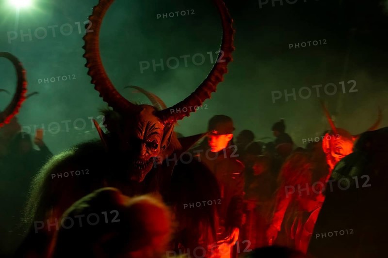 Devils, Perchten, Trebesing devils, fire, torches, Trebesing, Carinthia