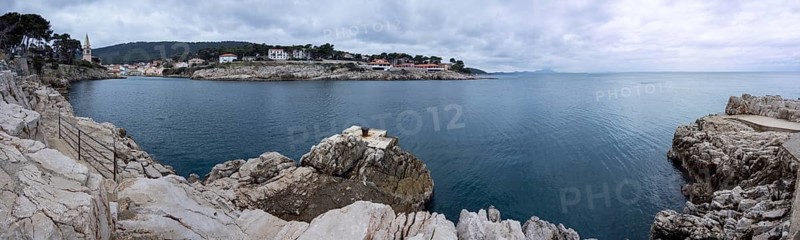 Harbour entrance, Veli Losinj, Kvarner Bay, Croatia, Europe
