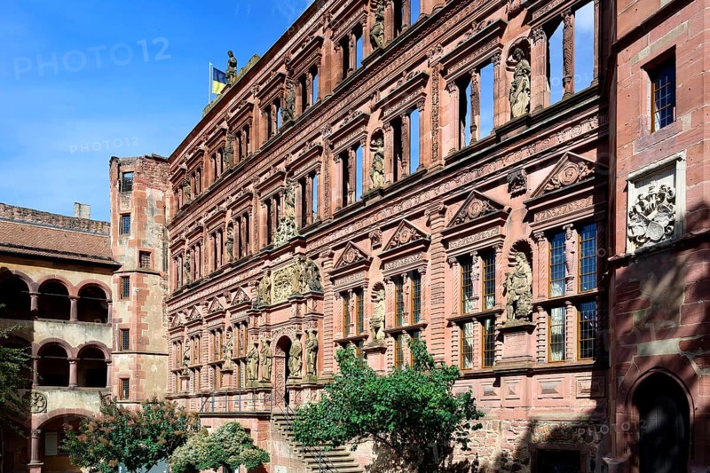 Heidelberg castle, Friedrich Wing, Pharmacy Museum of Germany, Heidelberg, Baden Wurttemberg, Germany, Europe
