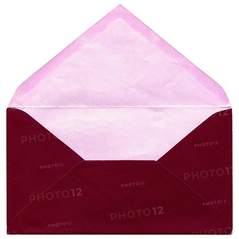 Red envelope isolated