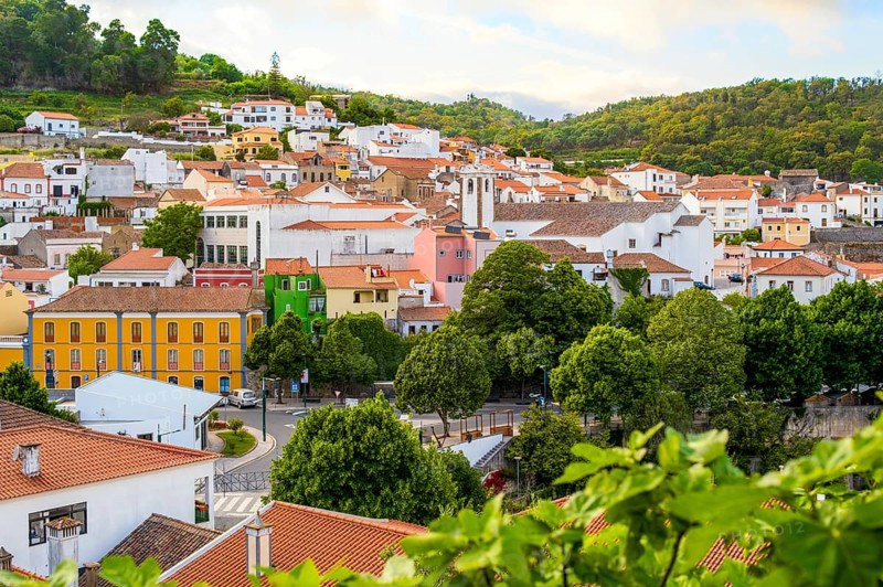 Beautiful view of mountainous Monchique, Algarve, southern Portugal