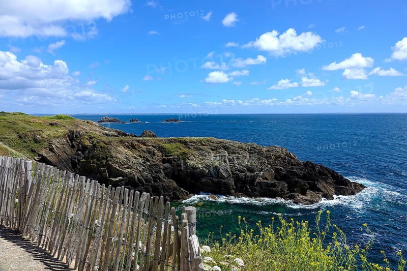 Cliffs at the Pointe Saint-Mathieu, Plougonvelin, Finistere department, Brittany region, France, Europe