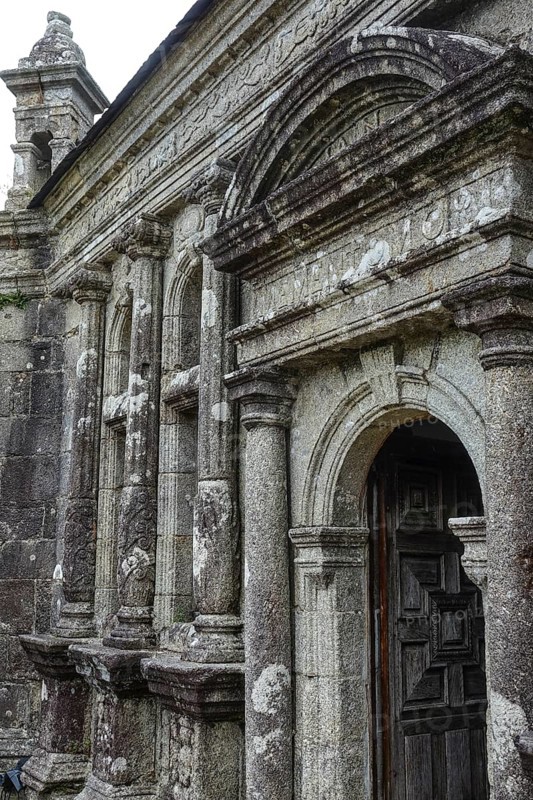 Ossuary Ossuaire, Enclos Paroissial enclosed parish of Guimiliau, Finistere Penn ar Bed department, Brittany Breizh region, France, Europe