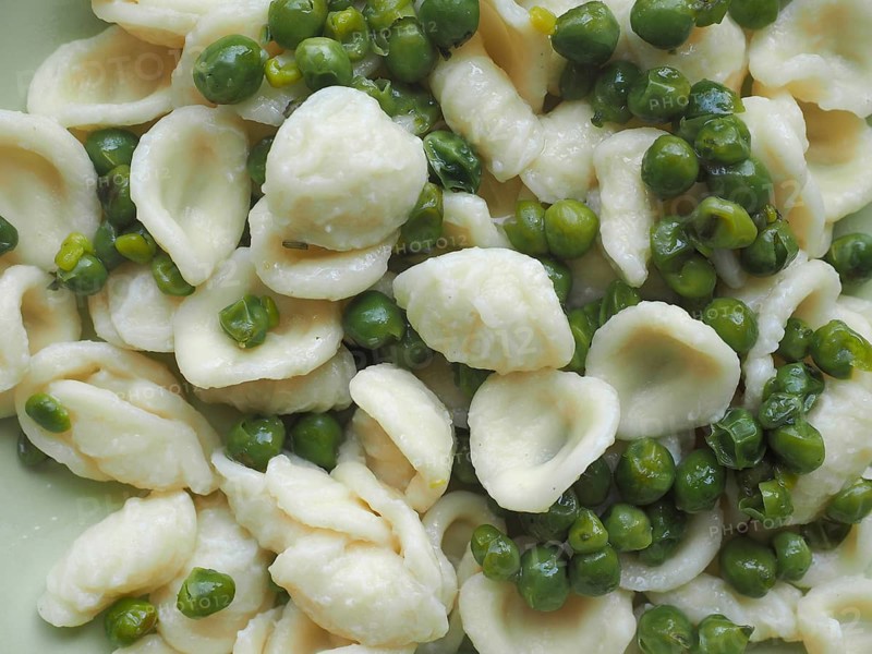 Orecchiette pasta with chickpeas