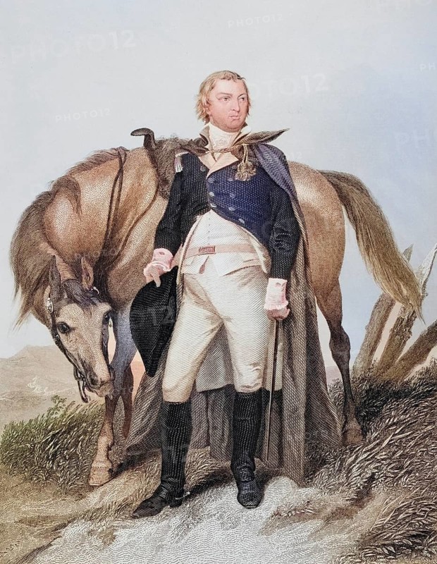 Nathanael Greene (born 7 August 1742 in Potowomut, died 19 June 1786 in Mulberry Grove near Savannah, Georgia), was the most important American general after George Washington during the American War of Independence, after a painting by Alonzo Chappel (1828-1878), Historical, digitally restored reproduction from a 19th century original