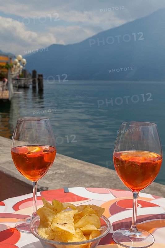 Aperol Spritz, Lake Garda, Italy, Europe
