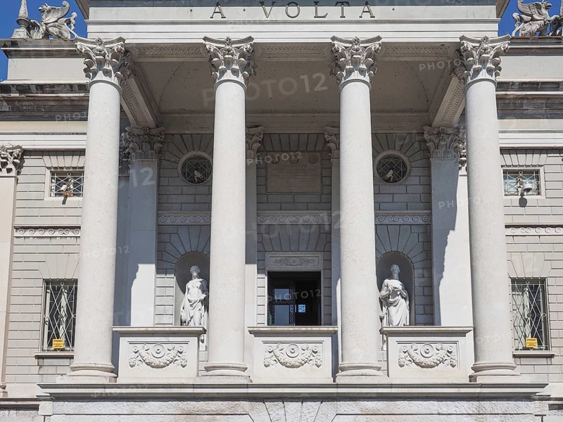 Tempio Voltiano (Volta Temple) in Como, Italy, Europe