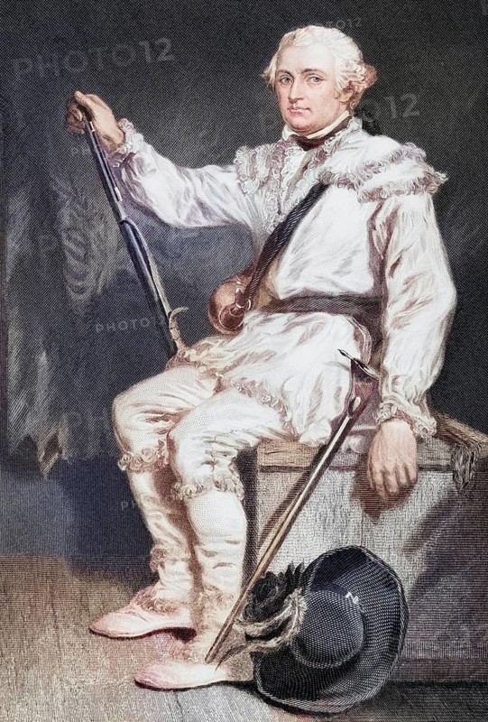 Daniel Morgan (born 6 July 1736 in Hunterdon County, Province of New Jersey, colony of the Kingdom of Great Britain, died 6 July 1802 in Winchester, Virginia, USA) was a British-American pioneer, officer and congressman after a painting by Alonzo Chappel (1828-1878), Historic, digitally restored reproduction from a 19th century original