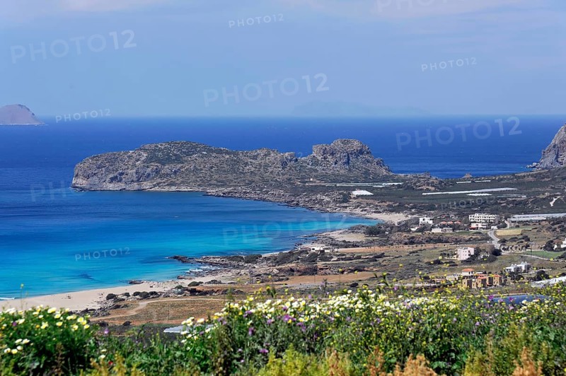 Falassarna beach, west coast, Crete, Greece, Europe
