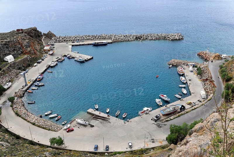 Harbour, Hora Sfakion, Crete, Greece, Europe