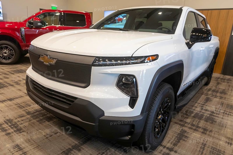 Pontiac, Michigan USA, 4 January 2024, The Chevrolet Silverado was runner-up for the North American Truck of the Year award. The annual North American Car, Truck and Utility Vehicle of the Year (NACTOY) awards are judged by a panel of professional automotive journalists