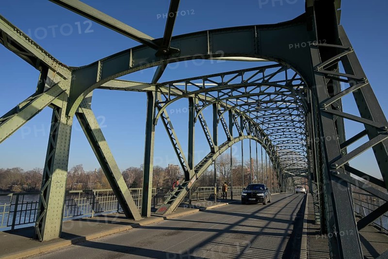 Eiswerder Bridge, Eiswerder Island, Hakenfelde, Spandau, Berlin, Germany, Europe