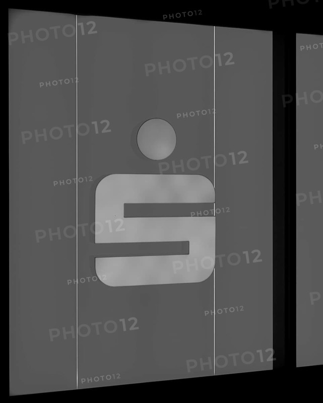 Sparkasse logo, black and white, Fulda Germany
