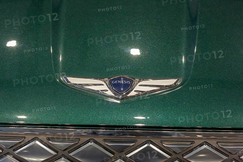 Pontiac, Michigan USA, 4 January 2024, The Genesis Electrified GV70 was runner-up for the North American Utility Vehicle of the Year award. The annual North American Car, Truck and Utility Vehicle of the Year (NACTOY) awards are judged by a panel of professional automotive journalists