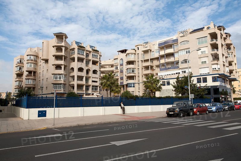 Apartment housing Melilla autonomous city state Spanish territory in north Africa, Spain, Europe
