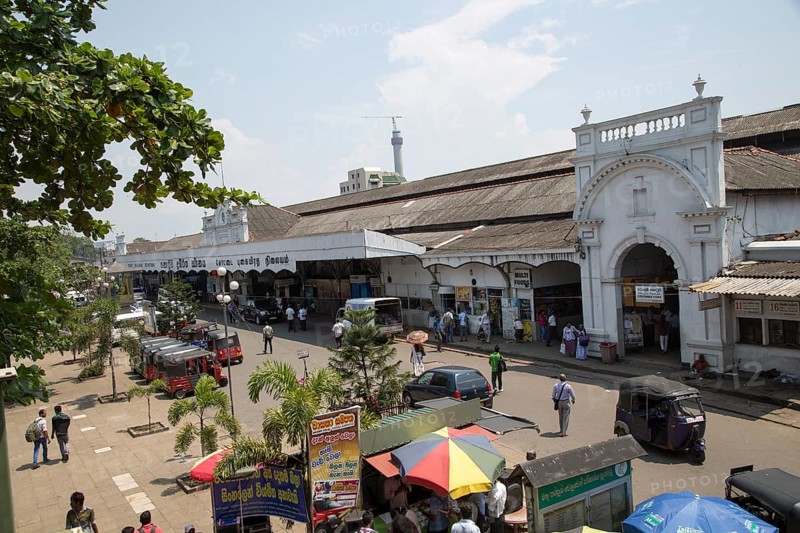 Fort railway station, Colombo, Sri Lanka, Asia