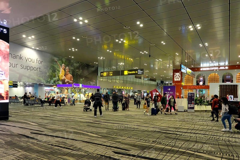 Interior view of Terminal 3, Duty Free Shops, Changi Airport Singapore, Singapore, Asia