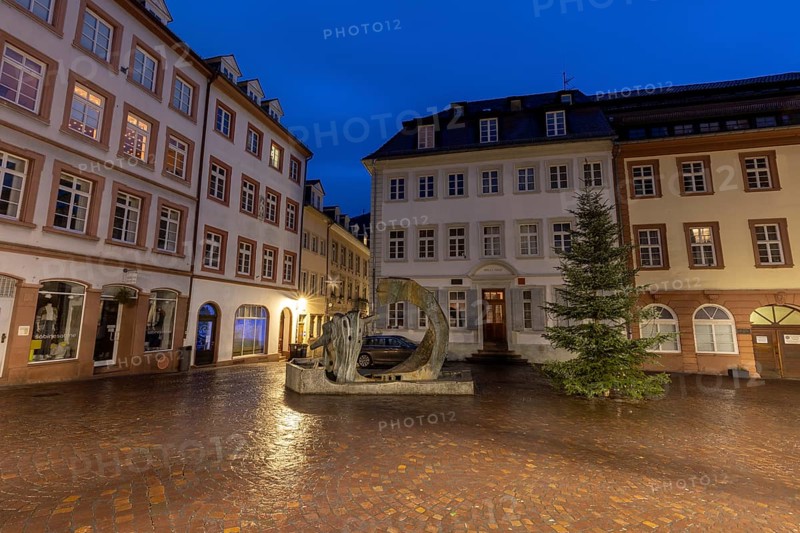 Sumebrunnen, Heumarkt, Old Town, Heidelberg, Baden-Wuerttemberg, Germany, Europe