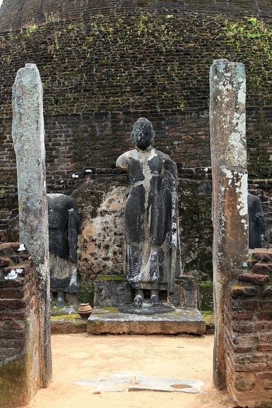 Pabula Vihara temple, UNESCO World Heritage Site, the ancient city of Polonnaruwa, Sri Lanka, Asia