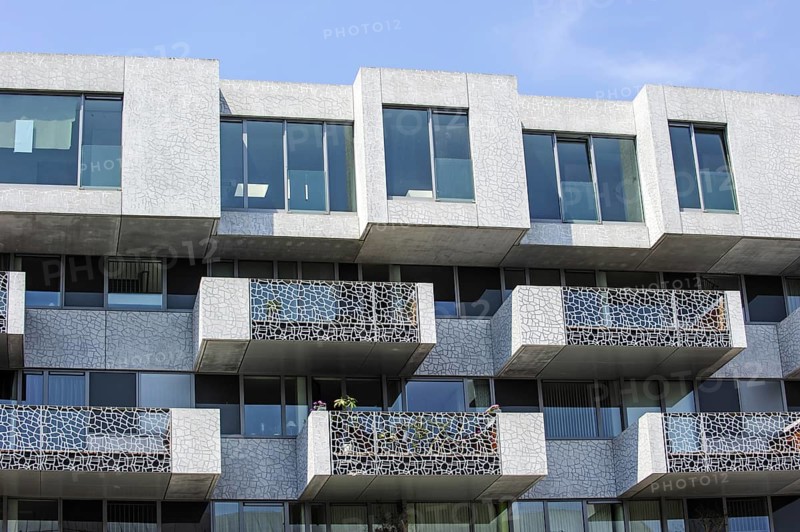 Modern flats in Leuven, Louvain, Belgium, Europe