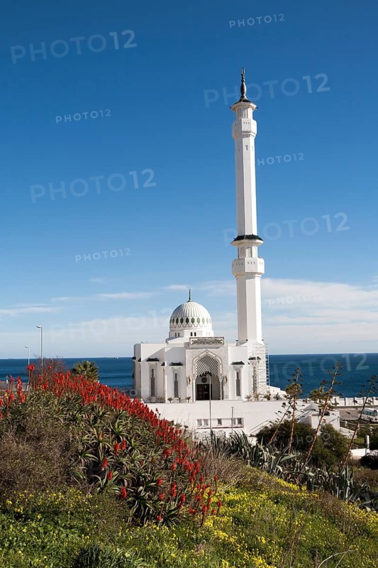 Mosque of the Custodian of the Two Holy Mosques, Europa Point, Gibraltar, British overseas territory in southern Europe, Europe