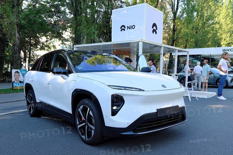 Electric SUV el 7, from the Chinese car manufacturer NIO, IAA Mobility 2023, Munich, Bavaria, Germany, Europe