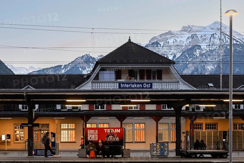 SBB Interlaken Ost railway station, Switzerland, Europe