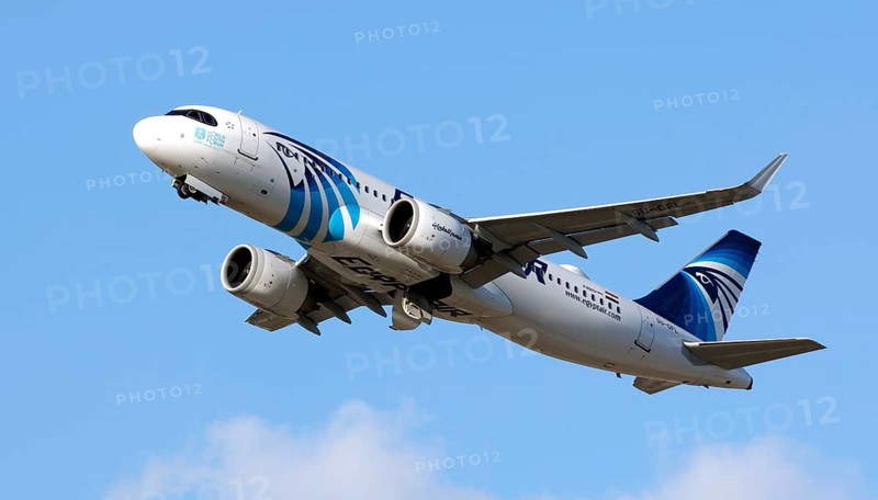 An Airbus A-320-251N of the airline EgyptAir, Schoenefeld, 28/03/2023